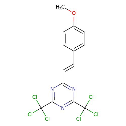 CAS:42573-57-9|2-(4-metoksystyryl)-4,6-bis(trichlorometyl)-1,3,5-triazyna