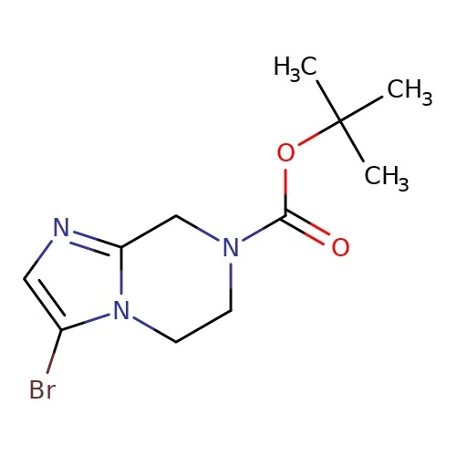 CAS:949922-61-6|3-bromo-5,6-dihydroimidazo[1,2-a]pirazyny-7(8H)-karboksylan tert-butylu