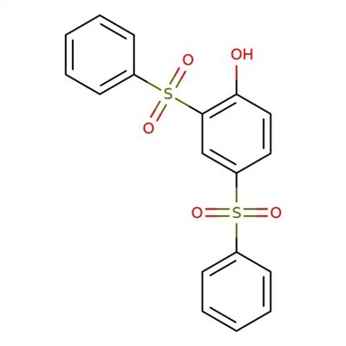 CAS:177325-75-6|2,4-Bis(fenylosulfonylo)fenol|Środek wywołujący kolor