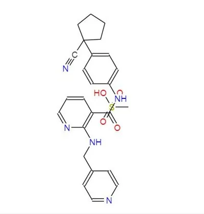 CAS:1218779-75-9丨N-[4-(1-cyjanocyklopentylo)fenylo]-2-[(4-pirydynylometylo)amino]-3-pirydynokarboksyamid Metanosulfonian